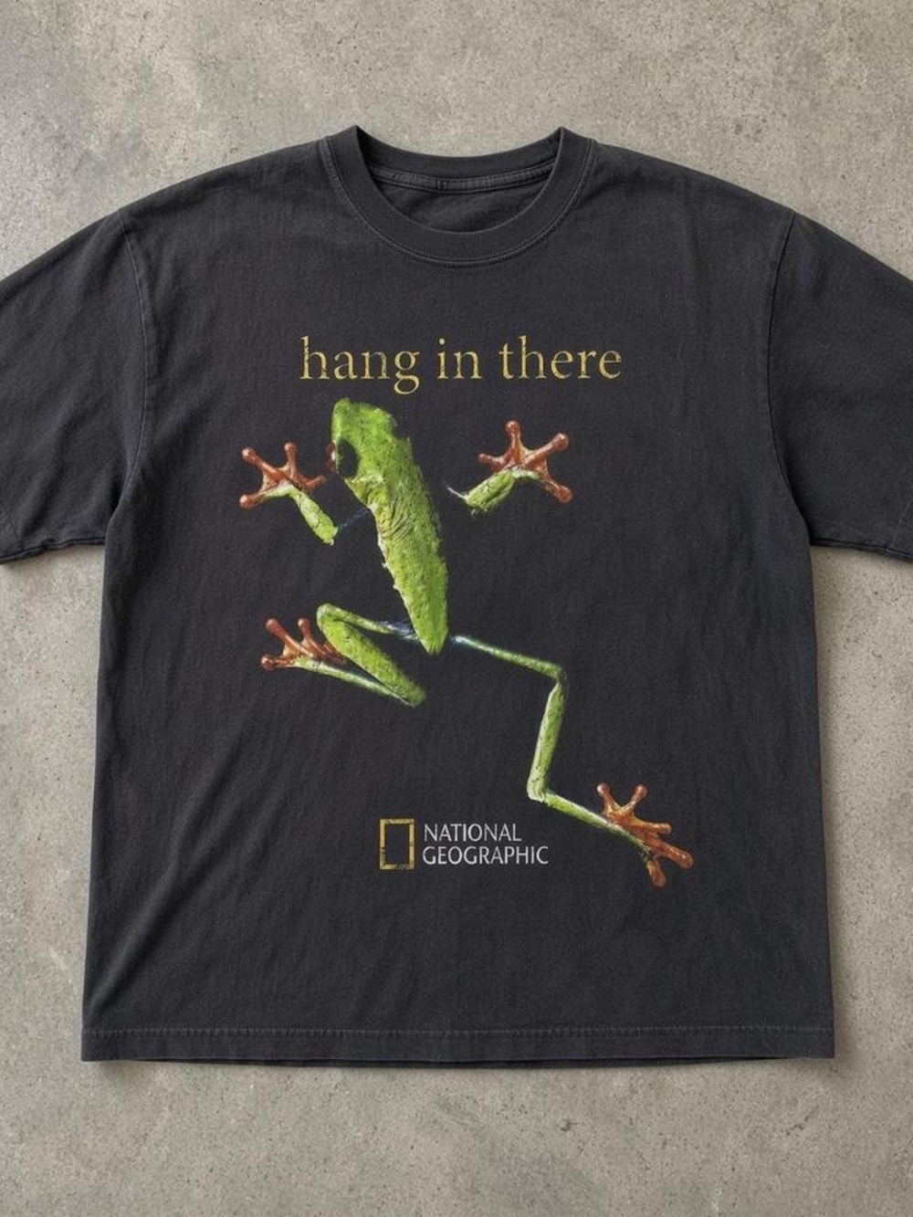 Dark Heather National Geographic frog T shirt
